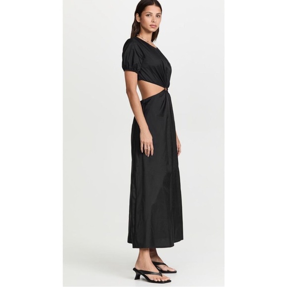STAUD Calypso Midi Dress Black - Picture 2 of 8